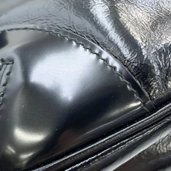 PRADA Re-Edition 2005 2WAYShoulder Bag Leather/Patent Leather Black 1BH204 - Picture 2 of 13